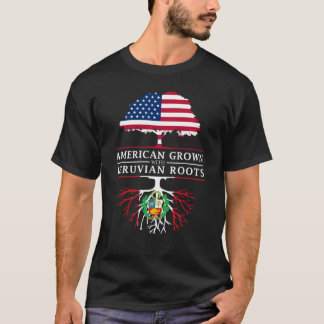 Amerikaans gewas met Peruaanse roetPeru Design T-shirt