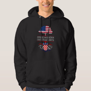 Amerikaans Geweekt Met Kroatische Wortels - Kroati Hoodie