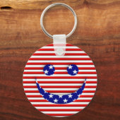 Amerikaans gezicht sleutelhanger (Voorkant)