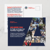 Amerikaans Gezinnen Verenigd Briefkaart aan senato (Voorkant / Achterkant)