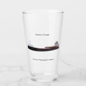 Amerikaans gietglas glas (Voorkant)