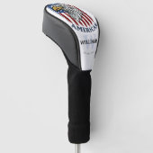 AMERIKAANS GOLFHEADCOVER (Schuin)