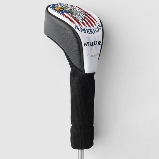 AMERIKAANS GOLFHEADCOVER (Schuin)