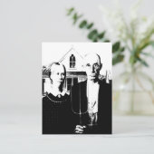 Amerikaans Gothic Briefkaart (Staand voorkant)