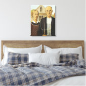Amerikaans Gothic Canvas Afdruk (Insitu (Slaapkamer))