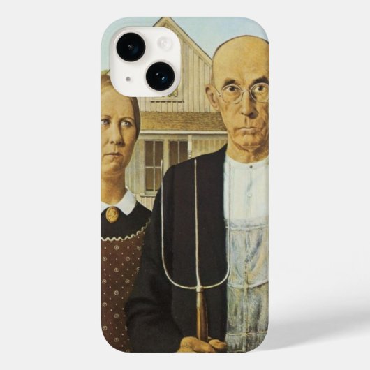 Amerikaans Gothic Case-Mate iPhone Case (Achterkant)