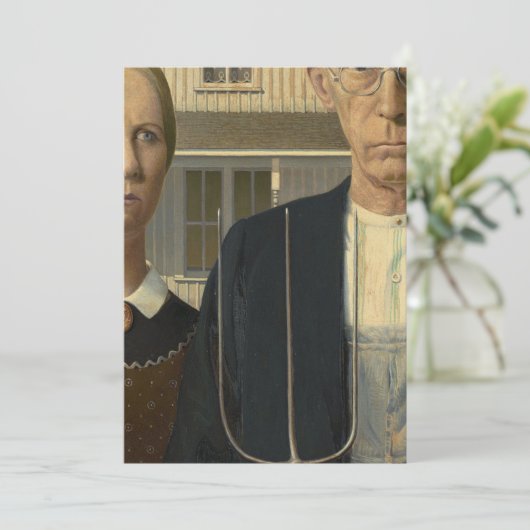 Amerikaans Gothic Kaart (Staand voorkant)