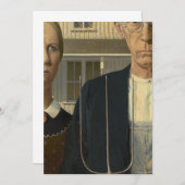 Amerikaans Gothic Kaart (Voorkant / Achterkant)