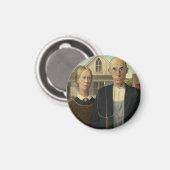 Amerikaans-Gothic-kunstwerkgebied Magneet (Voorkant / Achterkant)