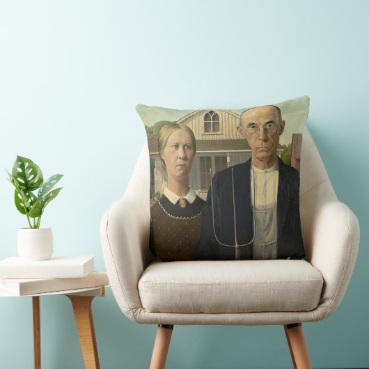 Amerikaans Gothic Kussen (Stoel)