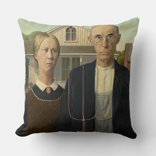 Amerikaans Gothic Kussen (Voorkant)