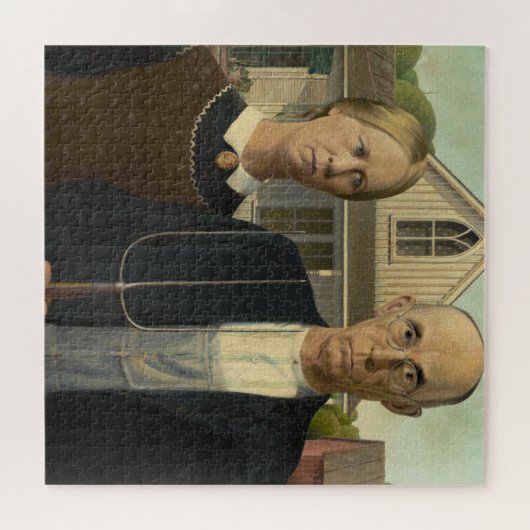 Amerikaans Gothic Legpuzzel (Horizontaal)