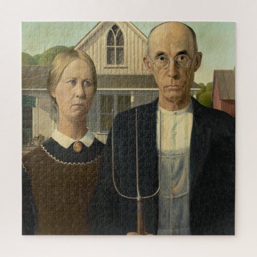 Amerikaans Gothic Legpuzzel (Verticaal)