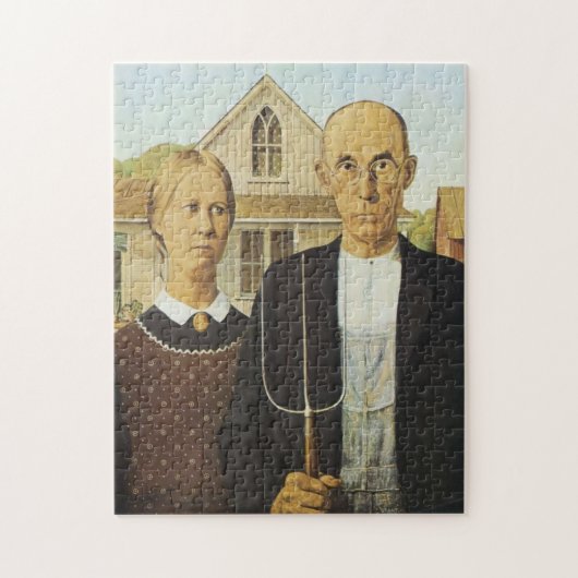 Amerikaans Gothic Legpuzzel (Verticaal)