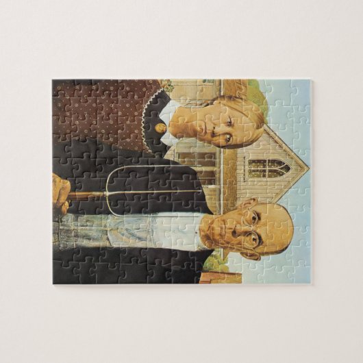 Amerikaans Gothic Legpuzzel (Horizontaal)