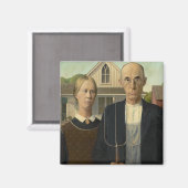 Amerikaans Gothic Magneet (Voorkant / Achterkant)