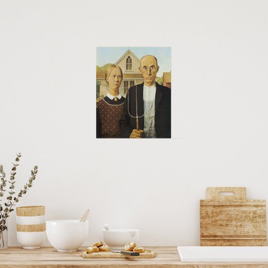 Amerikaans Gothic Poster (Keuken)