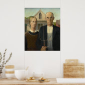 Amerikaans Gothic Poster (Keuken)