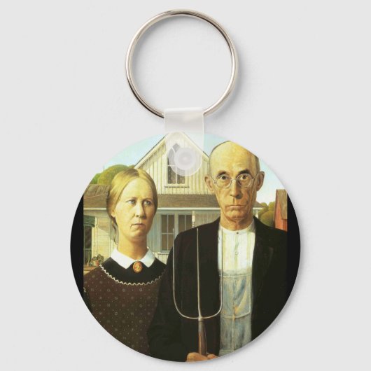 Amerikaans Gothic Sleutelhanger (Voorkant)