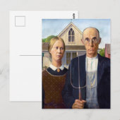 Amerikaans Gothic | Subsidiehout | Briefkaart (Voorkant / Achterkant)