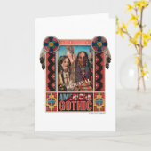 Amerikaans Gothisch Wenskaart Kaart (Gele Bloem)