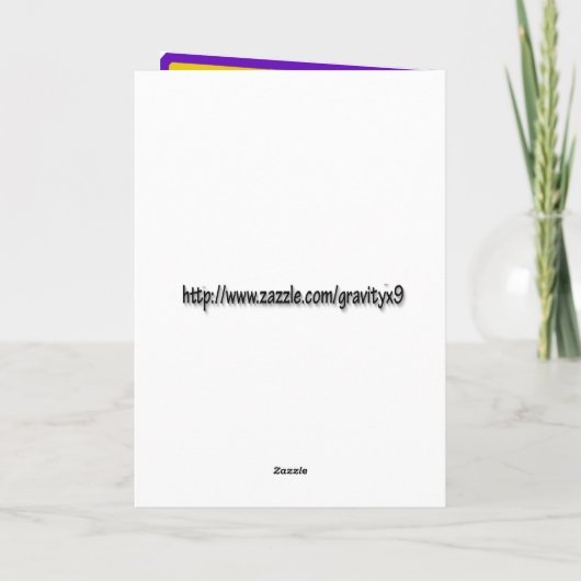 Amerikaans gotisch Afstuderen Kaart (Achterkant)