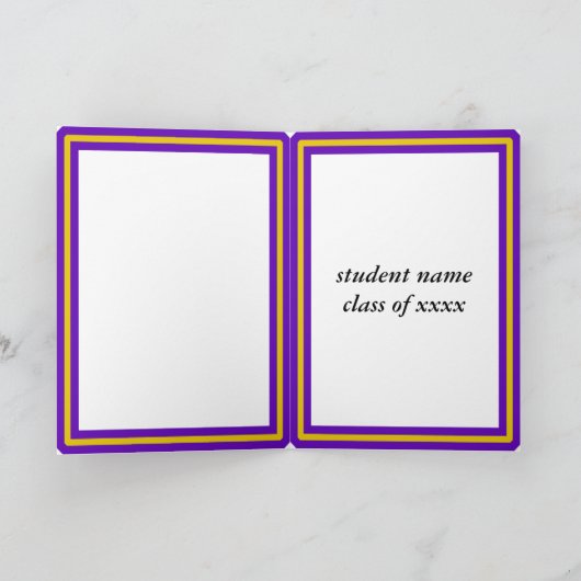 Amerikaans gotisch Afstuderen Kaart (Binnen)