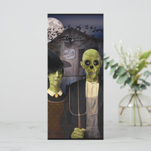 Amerikaans Gotisch Halloween spookhuis (Staand voorkant)