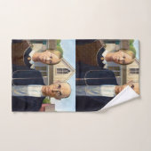 Amerikaans gotisch Klassiek schilderen Grant Wood Bad Handdoek (Handdoek)