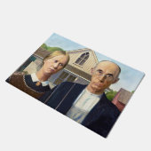 Amerikaans gotisch Klassiek schilderen Grant Wood Deurmat (Schuin)