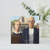 Amerikaans gotisch Klassiek schilderen Grant Wood Kaart (Staand voorkant)