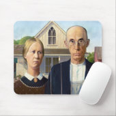 Amerikaans gotisch Klassiek schilderen Grant Wood Muismat (Met muis)