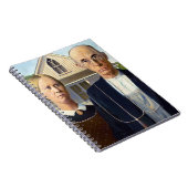 Amerikaans gotisch Klassiek schilderen Grant Wood Notitieboek (Rechterzijde)