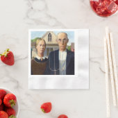 Amerikaans gotisch Klassiek schilderen Grant Wood Servet (Insitu)