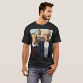 Amerikaans gotisch Klassiek schilderen Grant Wood T-shirt (Voorkant volledig)