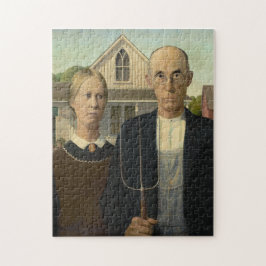 Amerikaans gotisch schilderen legpuzzel