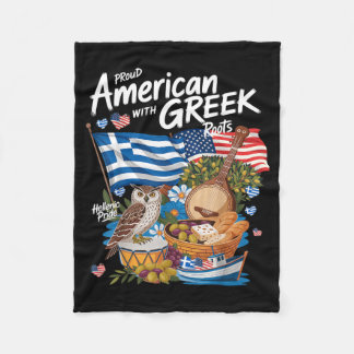 Amerikaans Griekse Vlag Outfit Idee Voor Vrouwen G Fleece Deken