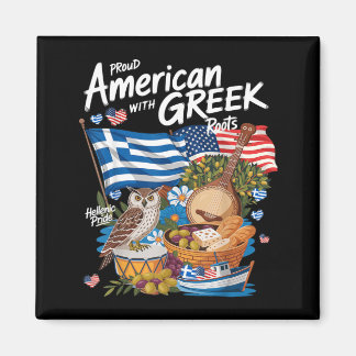 Amerikaans Griekse Vlag Outfit Idee Voor Vrouwen G Magneet