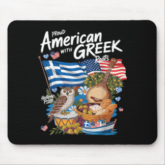 Amerikaans Griekse Vlag Outfit Idee Voor Vrouwen G Muismat
