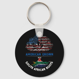 Amerikaans Groot Zuid-Afrikaanse Roots Vlag Venezu Sleutelhanger
