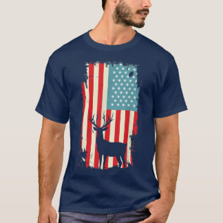 Amerikaans groots Hunter Patriotic T Shirt voor ma
