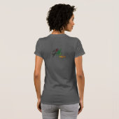 Amerikaans Grown - Kittitian Roots Womens T-shirt  (Achterkant volledig)