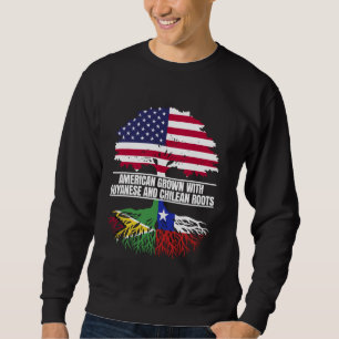 Amerikaans Grown met Vlag Erfgoed Guyanese Chileen Trui
