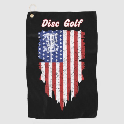 Amerikaans handdoek met een Golf-mandje (Voorkant)