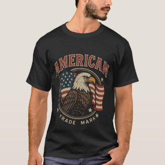 Amerikaans handelsmerk t-shirt