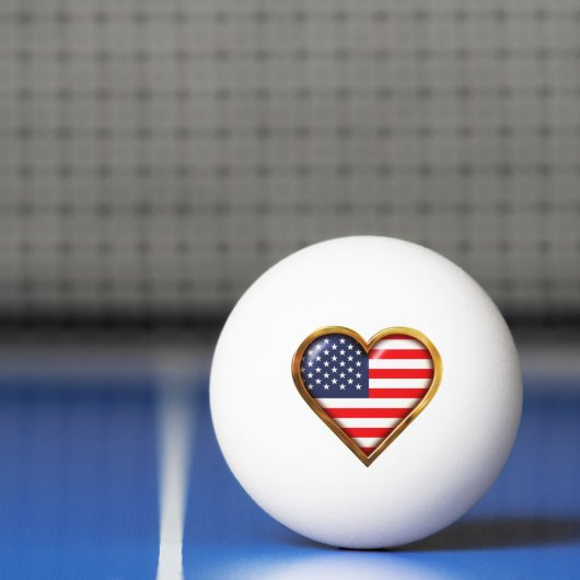 Amerikaans hart pingpongbal (Net)