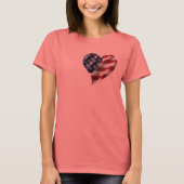 Amerikaans hart t-shirt (Voorkant)