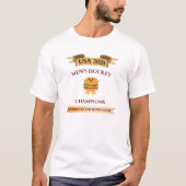 Amerikaans Hockey Grappig T-Shirt (Voorkant)
