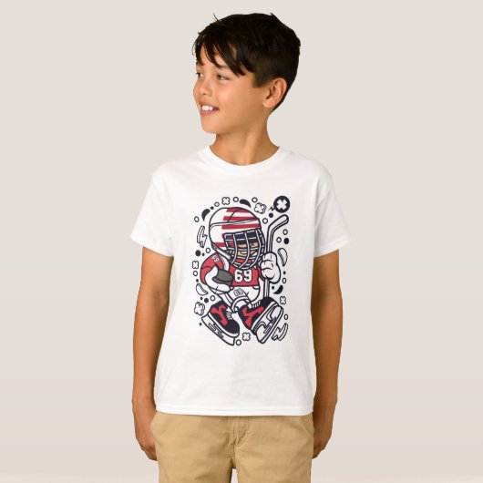 Amerikaans hockey Kind T-shirt (Voorkant volledig)