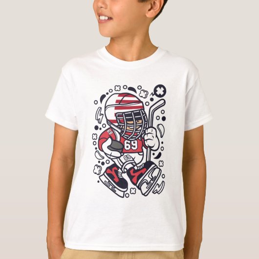 Amerikaans hockey Kind T-shirt (Voorkant)